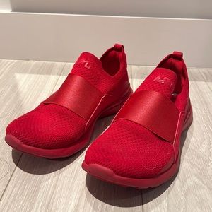 APL tech loom bliss slide sneakers